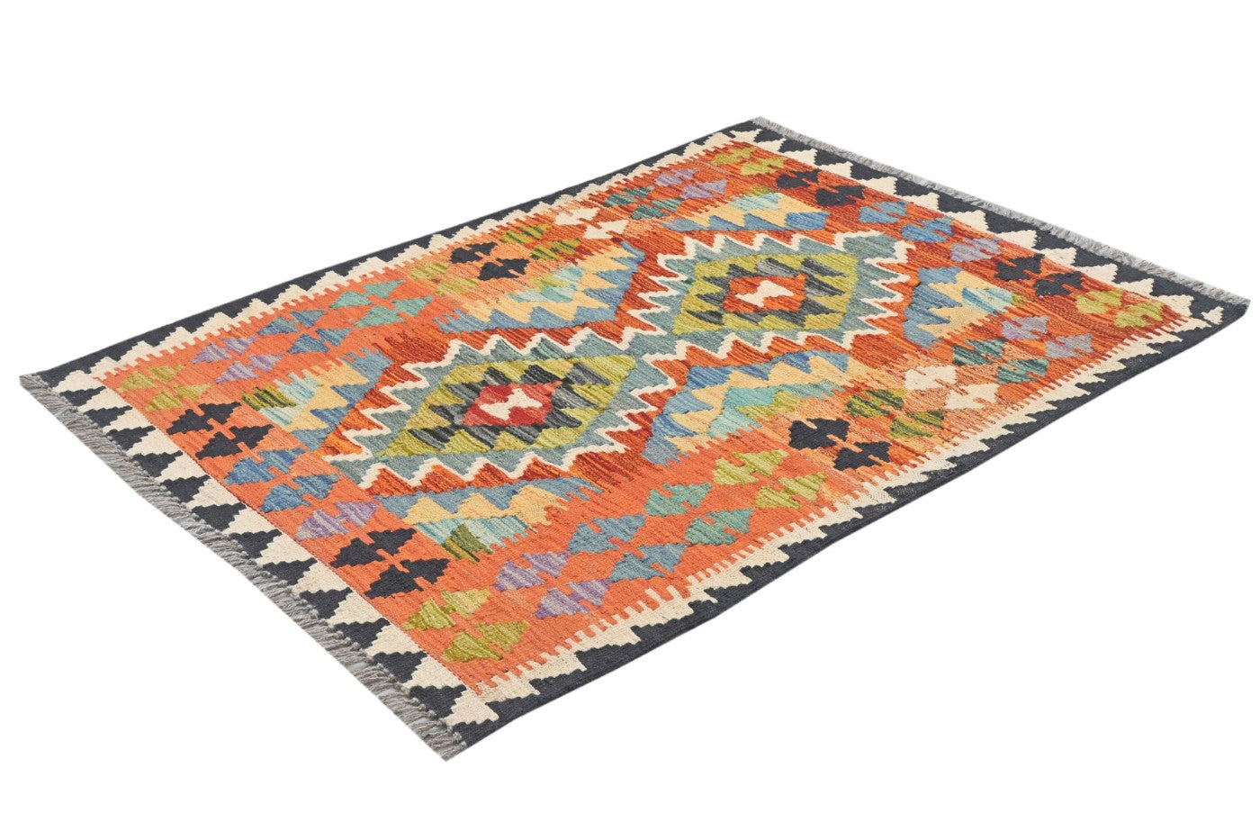 Afghan Kilim Rug 114 x 89cm