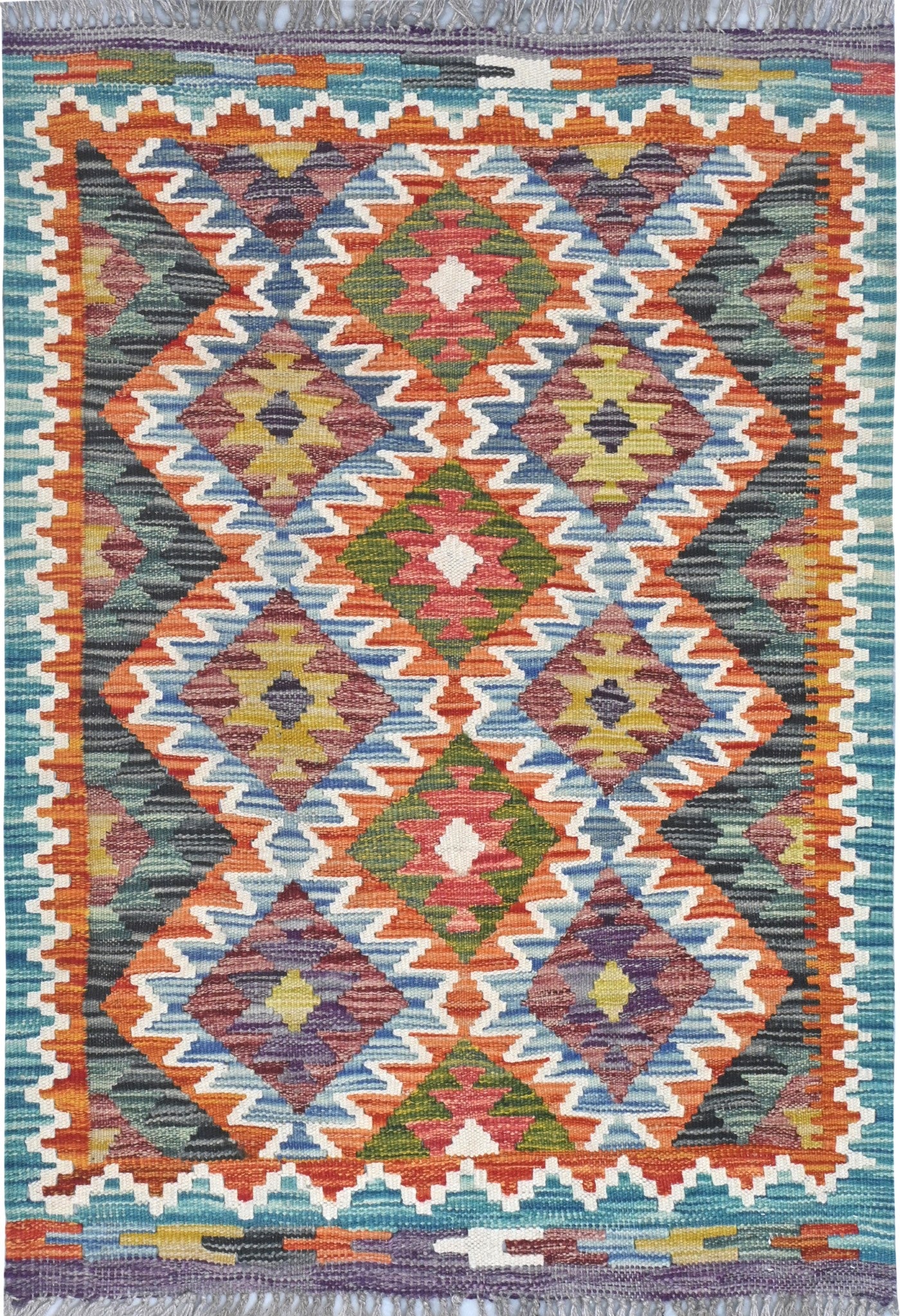 Afghan Kilim Rug 114 x 80cm
