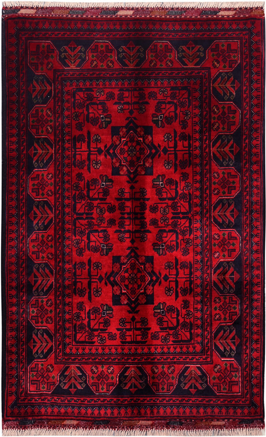 Afghan Khal Mohammadi Rug (123 x 78cm)