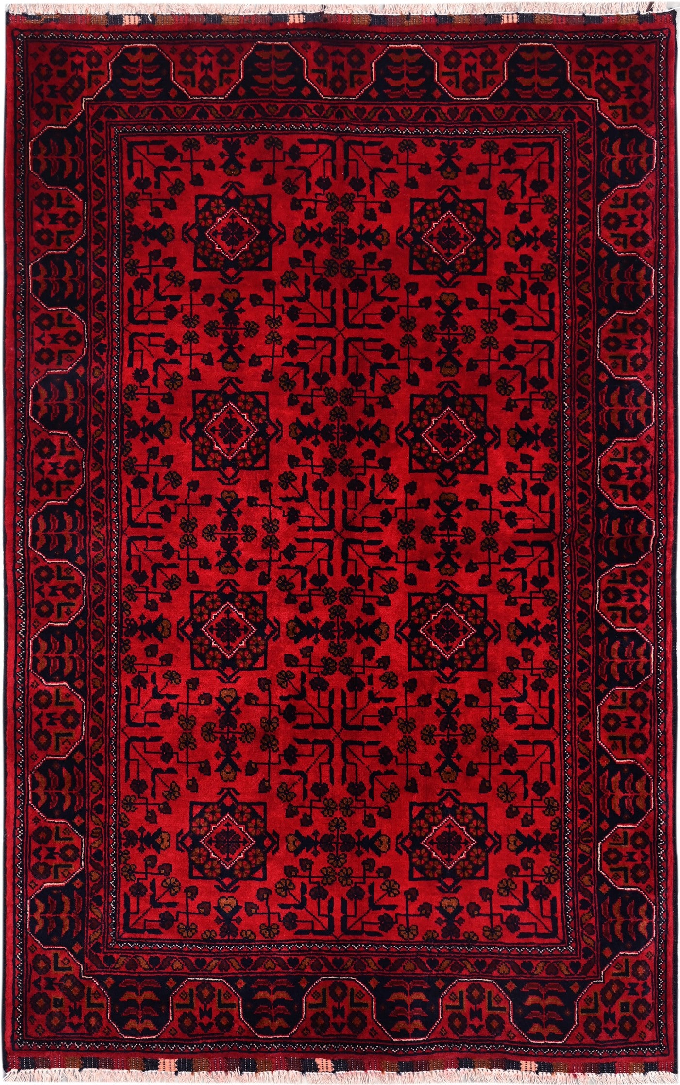 Afghan Khal Mohammadi Rug (160 x 104cm)