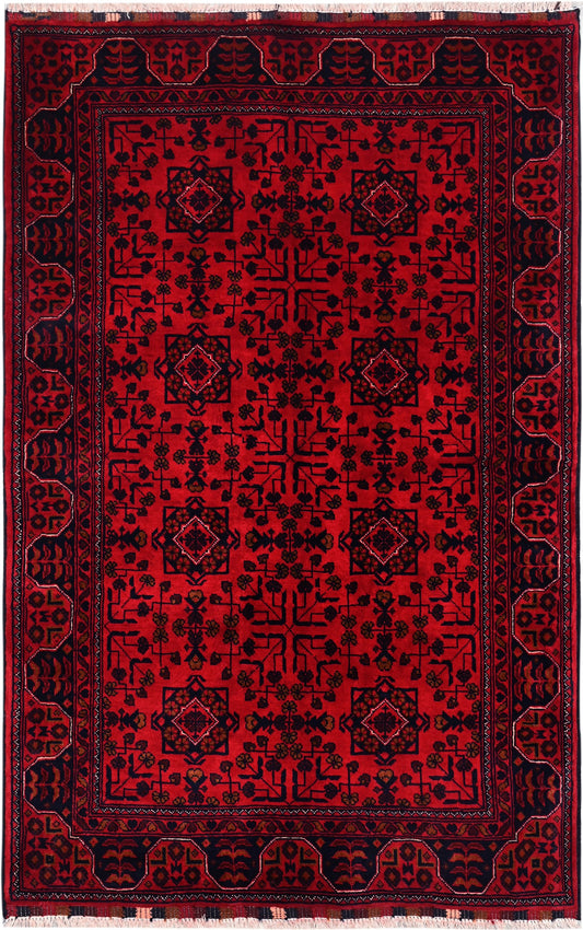 Afghan Khal Mohammadi Rug (160 x 104cm)