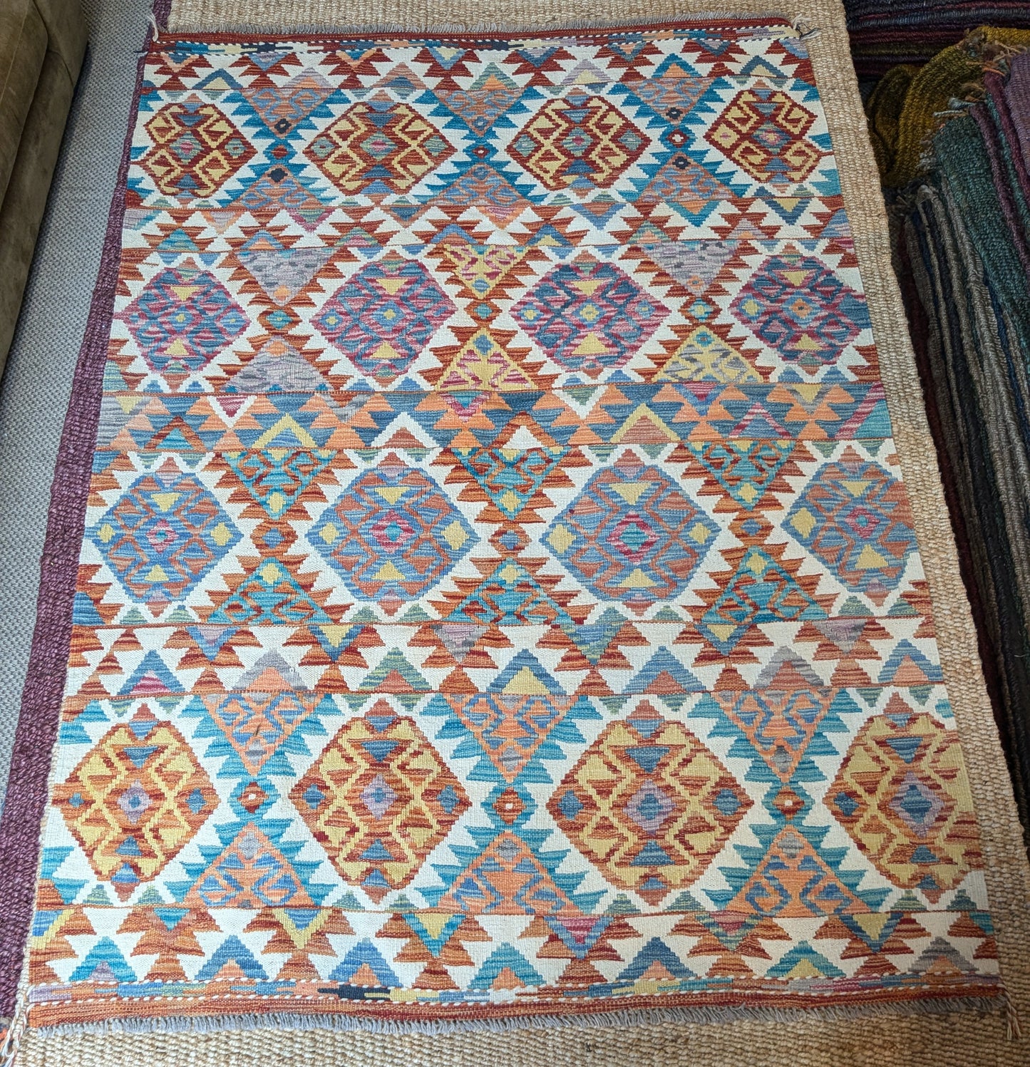 Afghan Kilim (206 x 147cm)