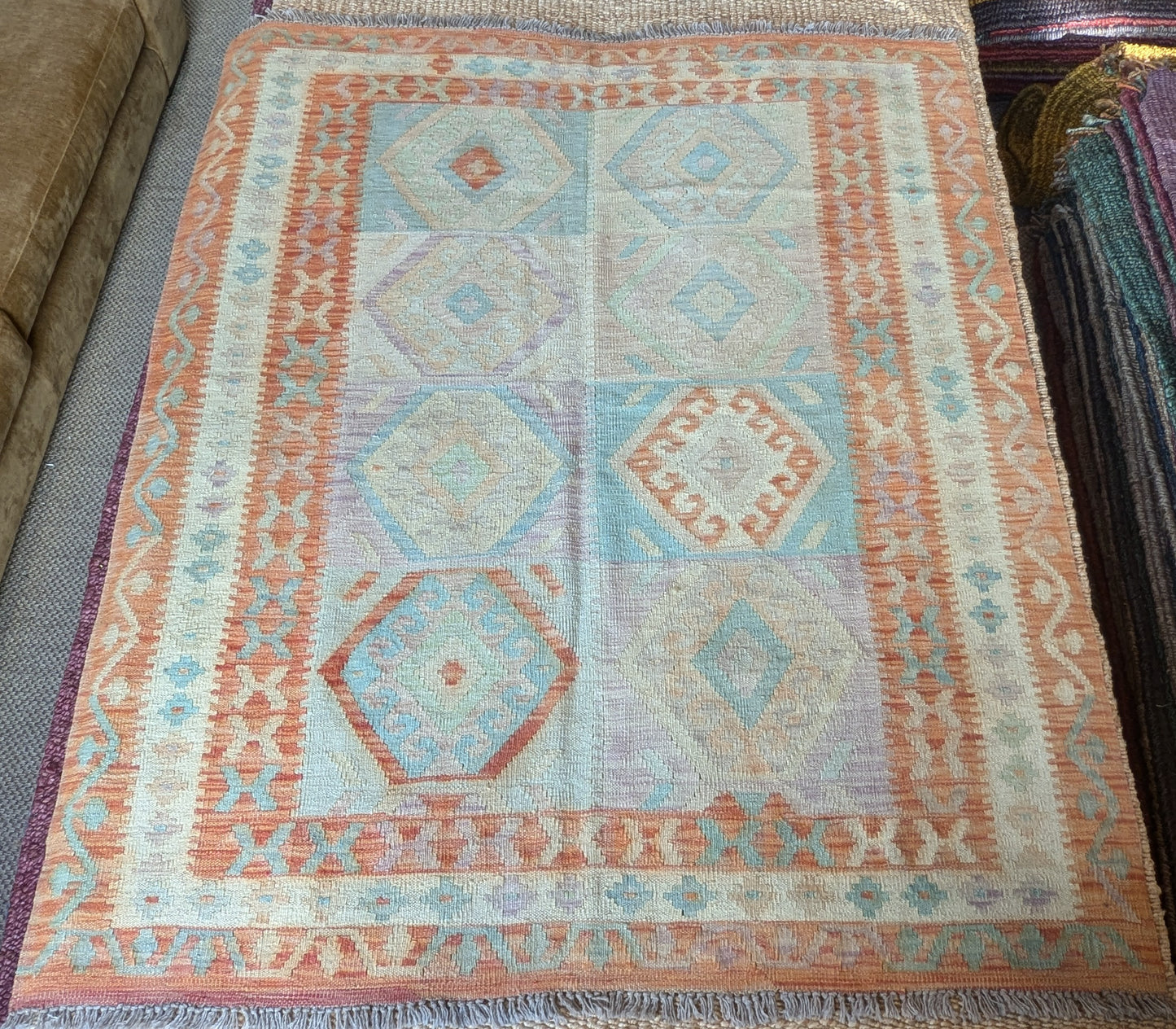 Afghan Kilim (193 x 158cm)