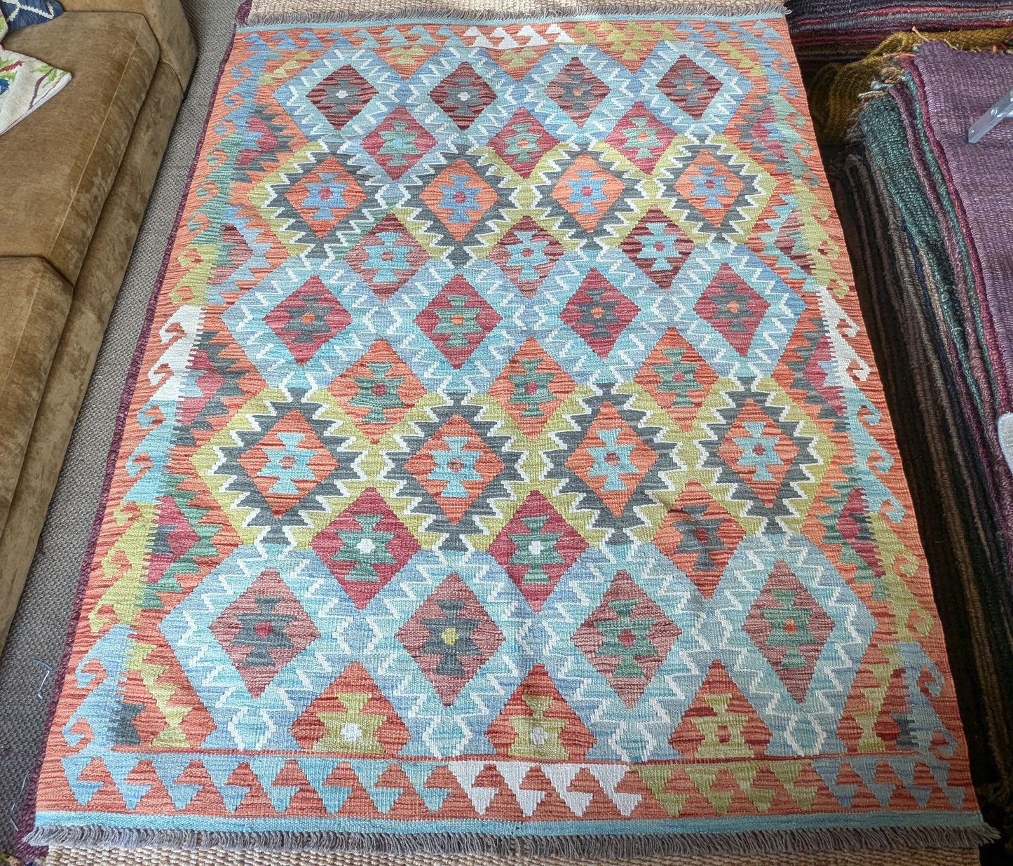 Afghan Kilim (205 x 161cm)