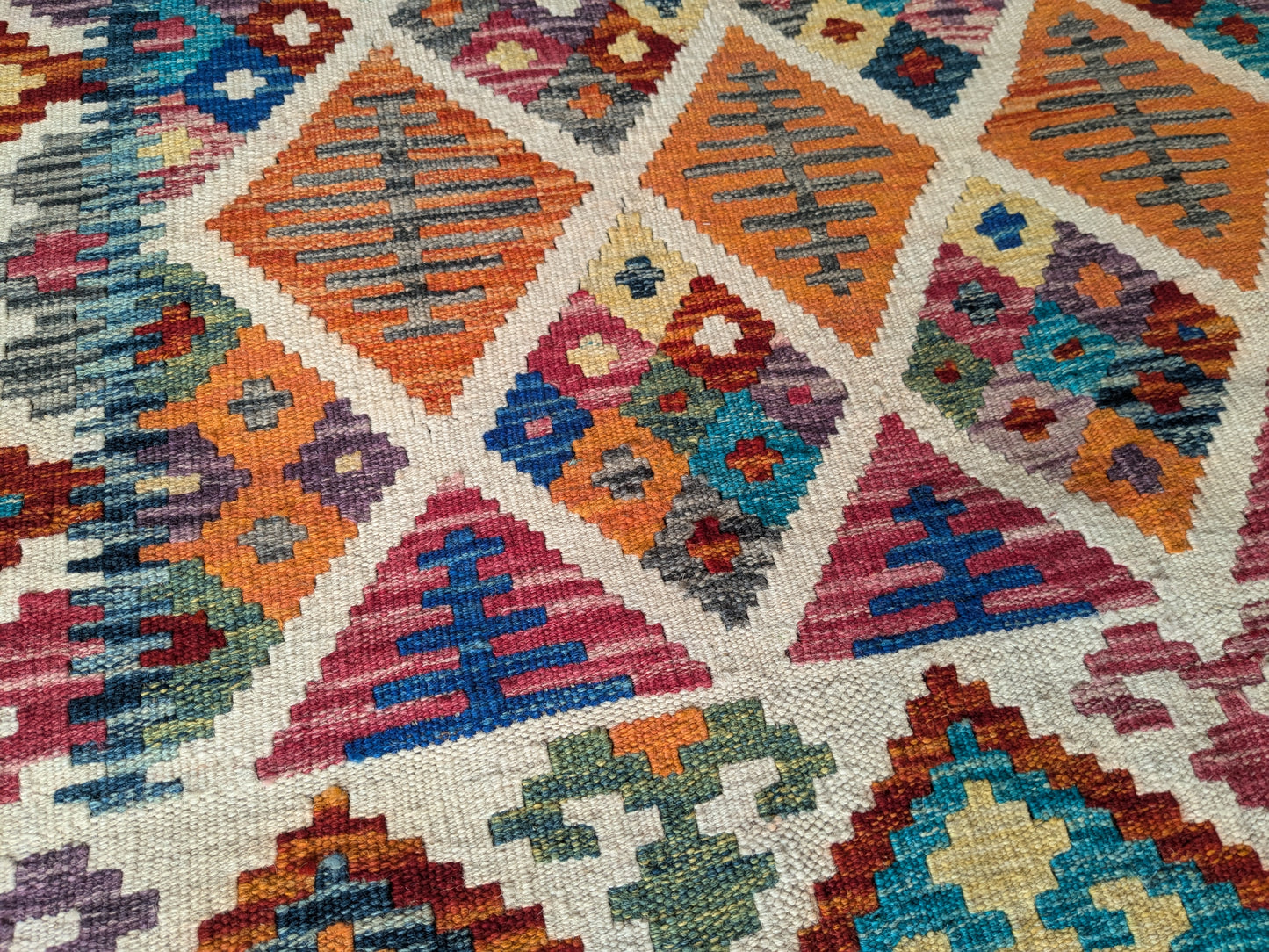 Afghan Kilim (193 x 154cm)