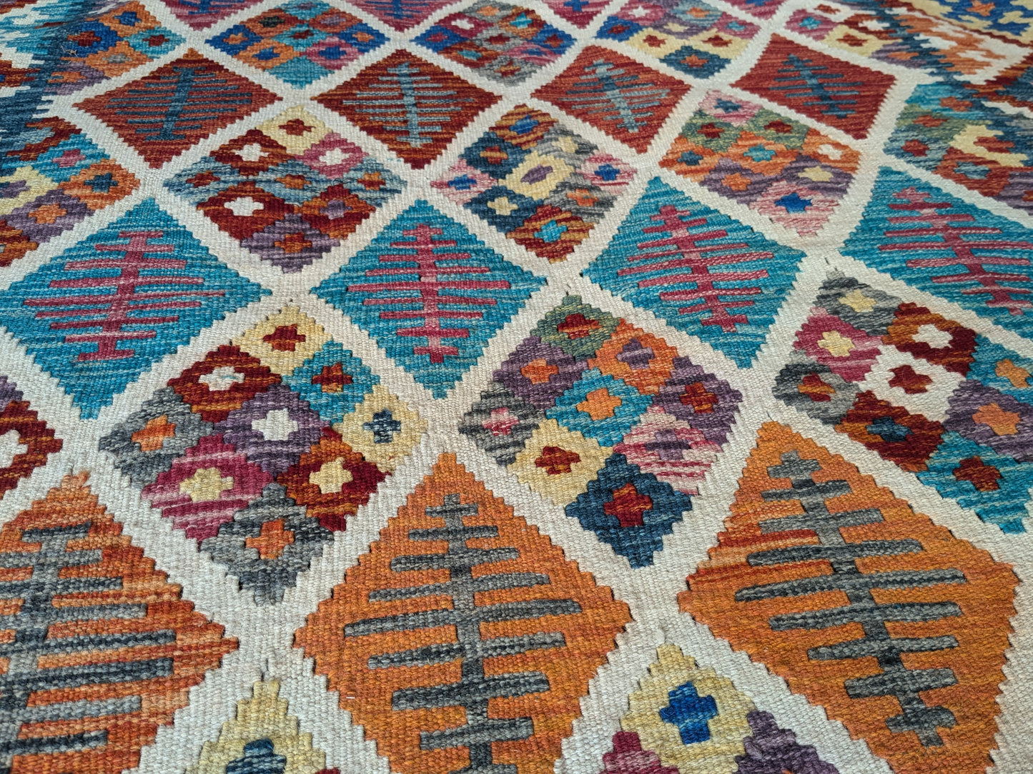 Afghan Kilim (193 x 154cm)